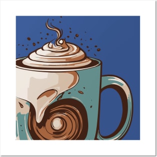 Coffee Ying Yang Posters and Art